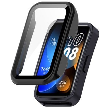 Твърд защитен калъф с пълно покритие PC Shell Screen Protector Tempered Cover за Huawei Band 8