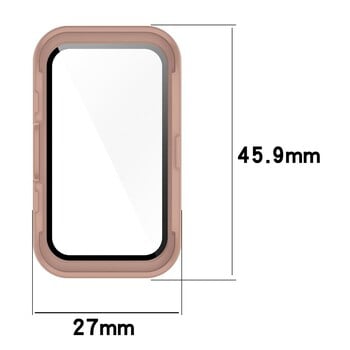 Твърд защитен калъф с пълно покритие PC Shell Screen Protector Tempered Cover за Huawei Band 8