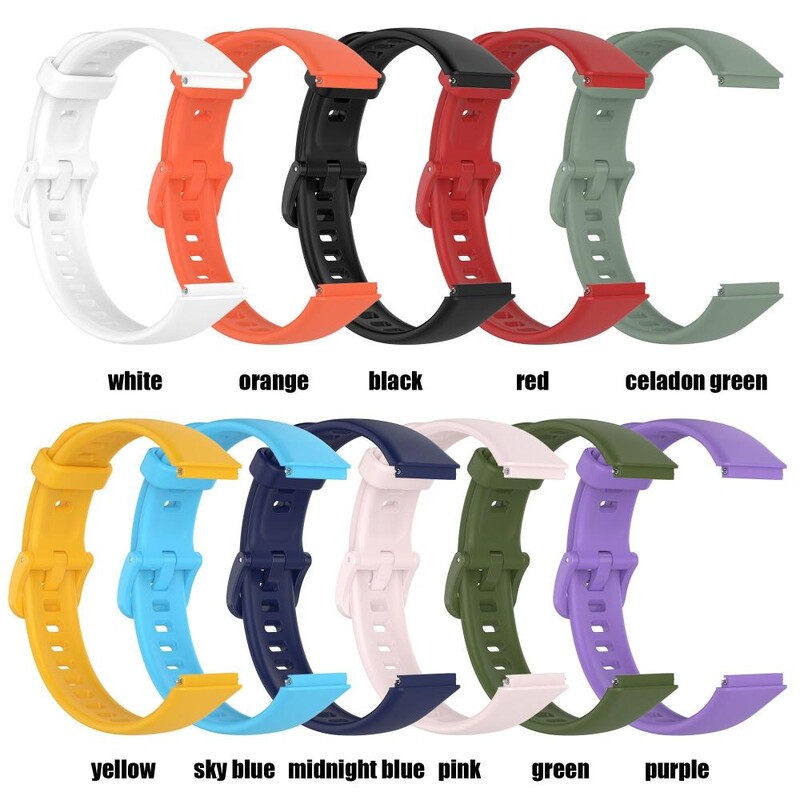 Modes rokassprādzes pulksteņa siksniņa, nomaiņa elpojoša rokas siksniņa, silikona siksniņa, mīksta pulksteņa siksniņa, kas paredzēta Huawei Band 7