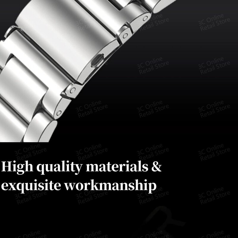 Metalinis nerūdijančio plieno dirželis skirtas HUAWEI laikrodžiui Fit 3 keičiama apyrankė, reguliuojama išmaniojo laikrodžio apyrankė, skirta HUAWEI Fit3 priedams