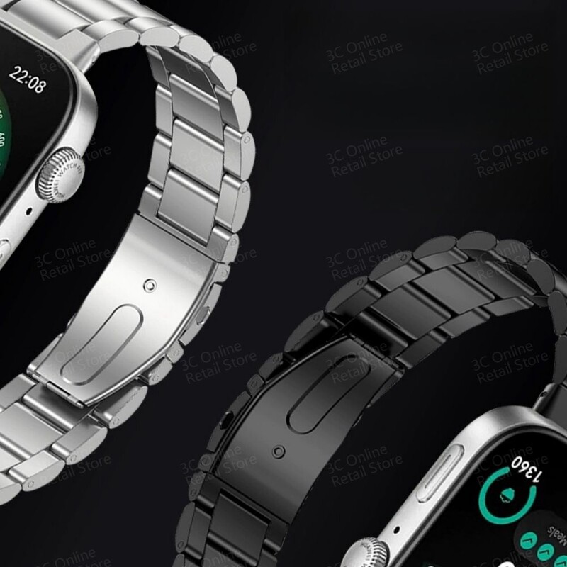 Metalinis nerūdijančio plieno dirželis skirtas HUAWEI laikrodžiui Fit 3 keičiama apyrankė, reguliuojama išmaniojo laikrodžio apyrankė, skirta HUAWEI Fit3 priedams