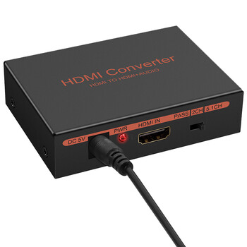 HDMI-съвместим аудио екстрактор стерео аудио конвертор оптичен L/R HD аудио сплитер адаптер за PS4 TV DVD домашно кино