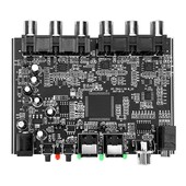 1 KOM 5.1 kanalni audio dekoder crni PCM digitalni optički koaksijalni DTS RCA Hifi stereo audio kućno kino dekoder ploča pojačala