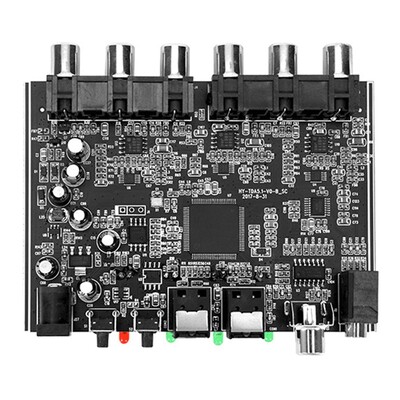 1 PCS 5.1 канален аудио декодер черен PCM цифров оптичен коаксиален DTS RCA Hifi стерео аудио декодер за домашно кино усилвател