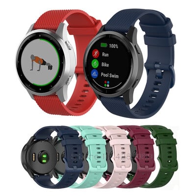 18 20 22 mm-es óraszíj Garmin Vivoactive 4S pántos szilikon karkötőhöz Garmin Venu 2/2S/Vivoactive 3/4/4S Correához