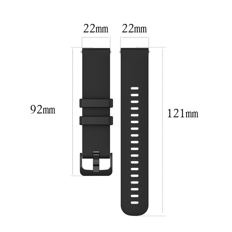 Curea de ceas 18 20 22mm pentru Garmin Vivoactive 4S Curea Bratara din silicon pentru Garmin Venu 2/2S/Vivoactive 3/4/4S Correa