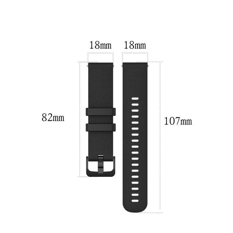 Curea de ceas 18 20 22mm pentru Garmin Vivoactive 4S Curea Bratara din silicon pentru Garmin Venu 2/2S/Vivoactive 3/4/4S Correa
