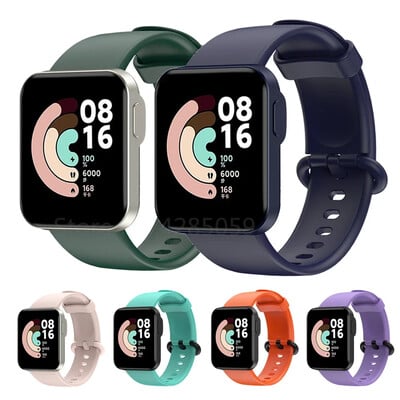 Sportski silikonski remen za Redmi Watch Remen Narukvica Narukvica Dodaci za Xiaomi Mi Watch Lite Smartwatch Remen Remen Correa