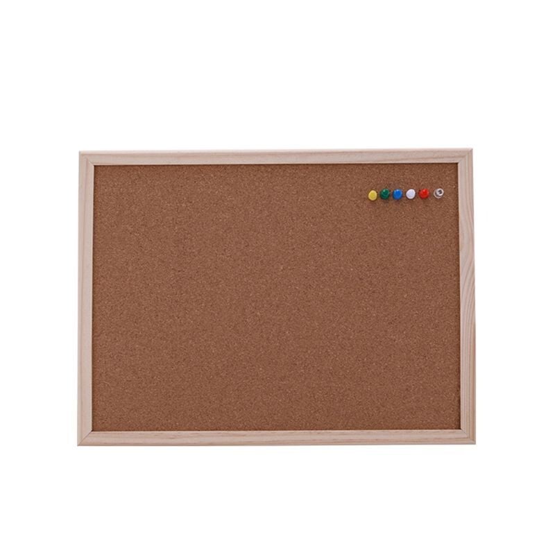 30x40 cm-es parafa tábla rajztábla fenyő irodai jegyzet iskola fa keretes faliújság otthoni irodai dekoráció