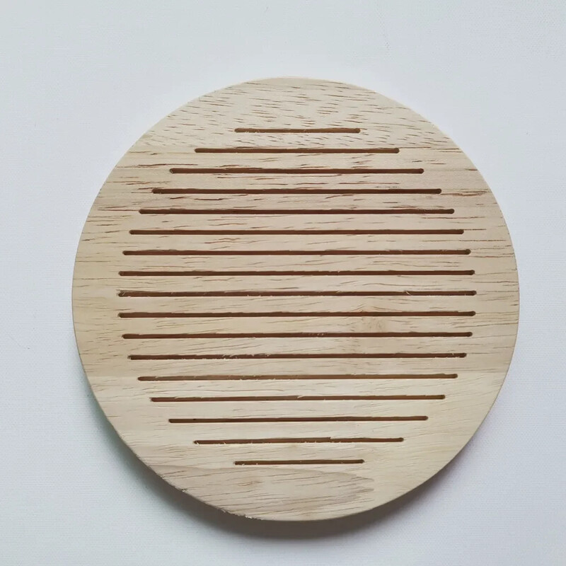 Στρογγυλή τσόχα γράμματα 15x15cm Ξύλινη κορνίζα με Πλαστικό γράμμα