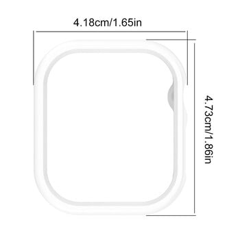 Протектор за броня на кутията на часовника Удароустойчив твърд калъф за компютърна броня Защитен калъф против надраскване за Apple Watch Series 10 42MM/46MM