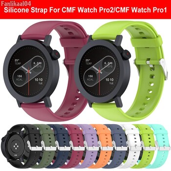 Για CMF Watch Pro 2/Watch Pro1 λουράκι σιλικόνης Αθλητικό βραχιόλι βραχιόλι έξυπνο ρολόι Αντικατάσταση βραχιολάκι