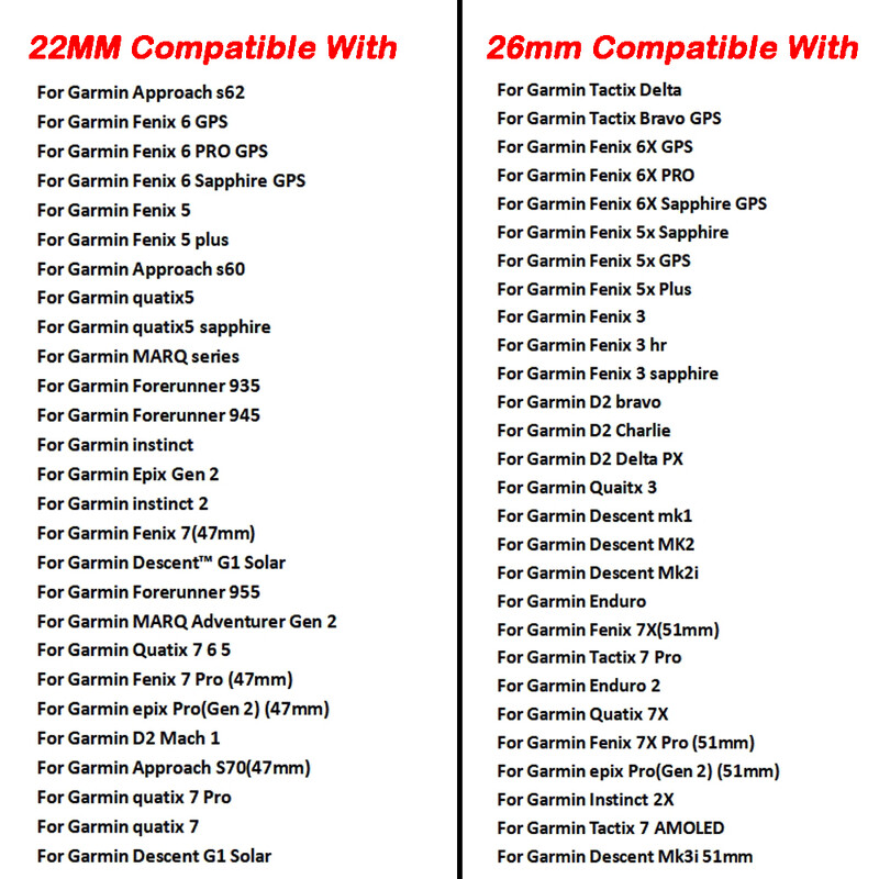22 26 mm silikoonist kellarihm Garmin Descent Mk3i MK2 MK2i Fenix 7X 6X 6 Pro 5 5X randmerihmaga QuickFit vabastuskäevõru