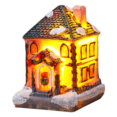 Vianočné domčeky, miniatúrne ozdoby, vynikajúce dedinské figúrky, stavebnice, zberateľské živicové figúrky, stavebnice, párty darčeky