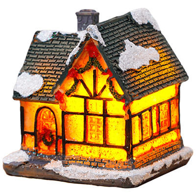 Vianočné domčeky, miniatúrne ozdoby, vynikajúce dedinské figúrky, stavebnice, zberateľské živicové figúrky, stavebnice, párty darčeky