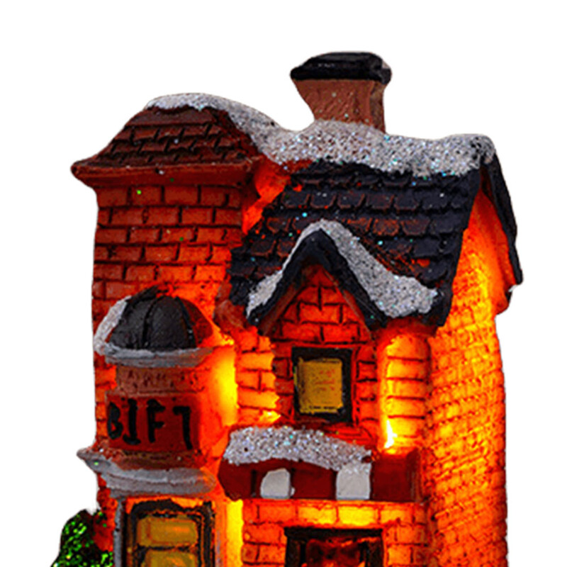 Vianočné domčeky, miniatúrne ozdoby, vynikajúce dedinské figúrky, stavebnice, zberateľské živicové figúrky, stavebnice, párty darčeky