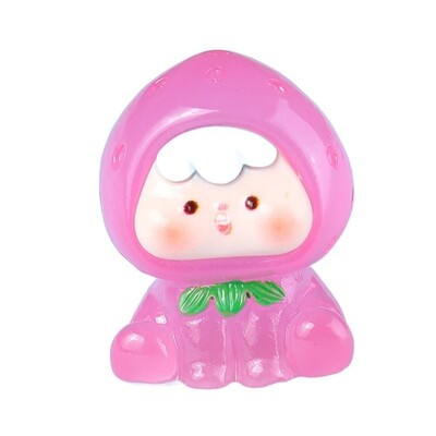 Kawaii Fruit Strawberry Orange Durian Resin Crafts Doll House Decor αξεσουάρ Μικροσκοπικό ειδώλιο σπιτιού