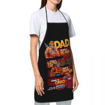 He-Man And The Masters Of The Universe Apron Women Men Unisex Bib Skeletor Beast Man Kitchen Cooking Tablier Cuisine Chef Baking