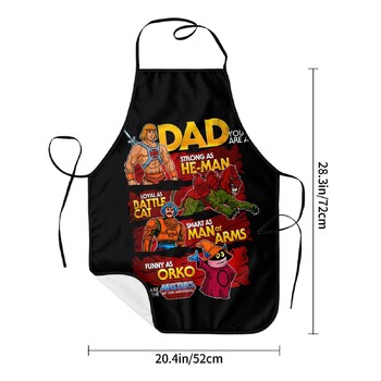 He-Man And The Masters Of The Universe Apron Women Men Unisex Bib Skeletor Beast Man Kitchen Cooking Tablier Cuisine Chef Baking