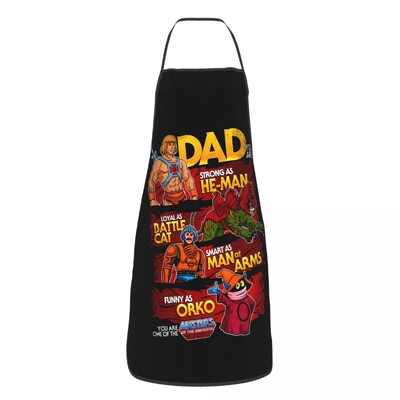 He-Man i gospodari svemira Pregača Žene Muškarci Unisex Bib Skeletor Beast Man Kuhinja Kuhanje Stol Kuhinja Kuhar Pečenje