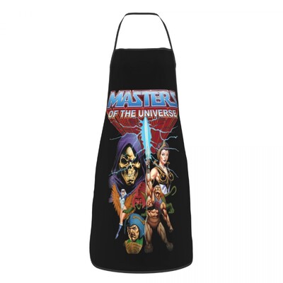He-Man i gospodari svemira Pregača Žene Muškarci Unisex Bib Skeletor Beast Man Kuhinja Kuhanje Stol Kuhinja Kuhar Pečenje