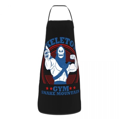 He-Man i gospodari svemira Pregača Žene Muškarci Unisex Bib Skeletor Beast Man Kuhinja Kuhanje Stol Kuhinja Kuhar Pečenje