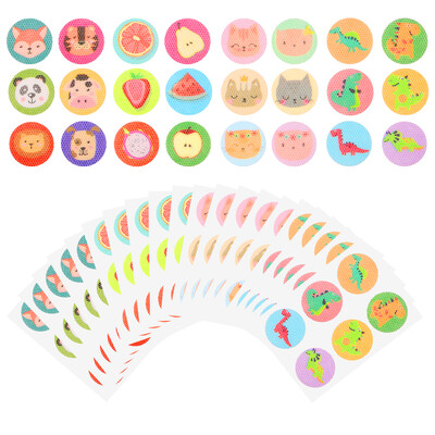 36-240 vnt. Lengvi lipdukai nuo uodų nuo uodų užklijuoti uodų lipdukai vaikams moterims, vyrams atsitiktinio rašto lauke