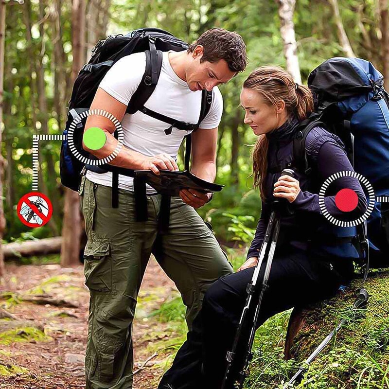 36-240 vnt. Lengvi lipdukai nuo uodų nuo uodų užklijuoti uodų lipdukai vaikams moterims, vyrams atsitiktinio rašto lauke