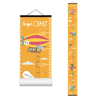 Animacinių filmų gyvūnų robotų augimo diagrama Sienų pakabinimas vaikų kambariui Mielas dinozaurų saulėgrąžų aukščio liniuotė, skirta darželio kūdikių miegamojo dekoravimui