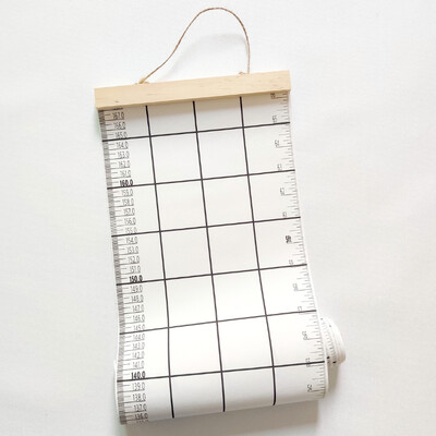 2023 Nordic Detské výškové pravítko Plátnové závesné rastové tabuľky Detská izba Nástenná dekorácia Dekoratívne rastové tabuľky Výškové pravítko