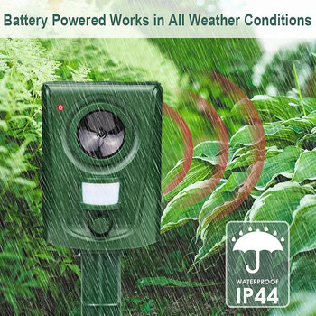 Outdoor Gardens Fox Pest Animal Repeller Outdoors Ultrasonic Cat Repellent Ultrasonic Αδιάβροχο Fox Deterrent Scarer Repeller