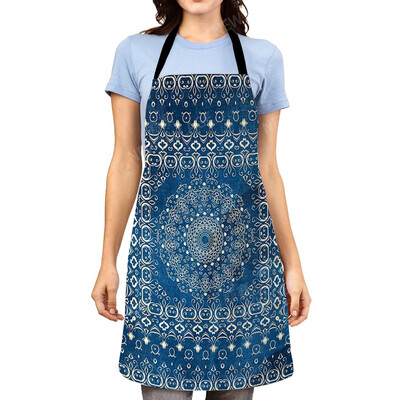Sorț de bucătărie estetic Mandala pentru femei original Copii Impermeabil fată personalizat bărbat ospatar șorț de lucru rezistent la ulei vintage Persia