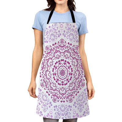 Sorț de bucătărie estetic Mandala pentru femei original Copii Impermeabil fată personalizat bărbat ospatar șorț de lucru rezistent la ulei vintage Persia