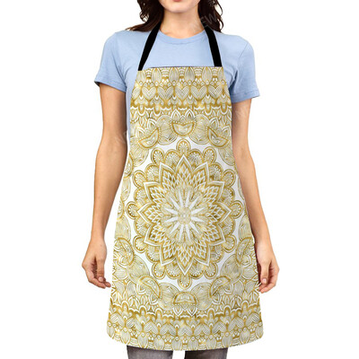 Sorț de bucătărie estetic Mandala pentru femei original Copii Impermeabil fată personalizat bărbat ospatar șorț de lucru rezistent la ulei vintage Persia