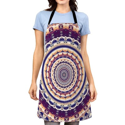 Sorț de bucătărie estetic Mandala pentru femei original Copii Impermeabil fată personalizat bărbat ospatar șorț de lucru rezistent la ulei vintage Persia