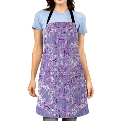 Sorț de bucătărie estetic Mandala pentru femei original Copii Impermeabil fată personalizat bărbat ospatar șorț de lucru rezistent la ulei vintage Persia