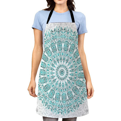 Sorț de bucătărie estetic Mandala pentru femei original Copii Impermeabil fată personalizat bărbat ospatar șorț de lucru rezistent la ulei vintage Persia