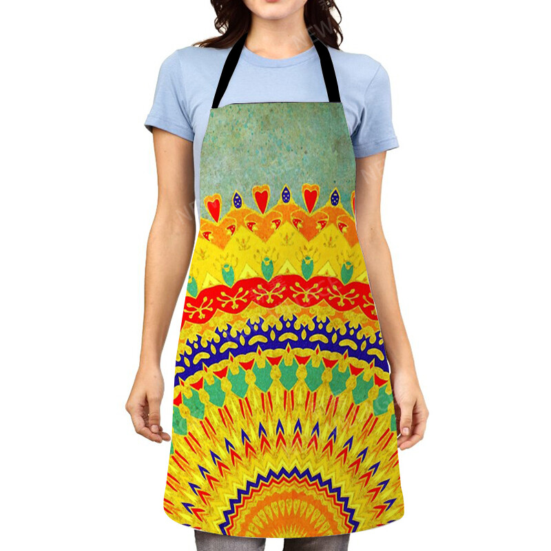 Sorț de bucătărie estetic Mandala pentru femei original Copii Impermeabil fată personalizat bărbat ospatar șorț de lucru rezistent la ulei vintage Persia