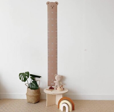 Põhjamaade loomakaru kõrguse mõõtmise seinakleebis Beebi kasvu graafik Magamistoa elutoa mõõtmisjoonlaud Rippjoonlaud