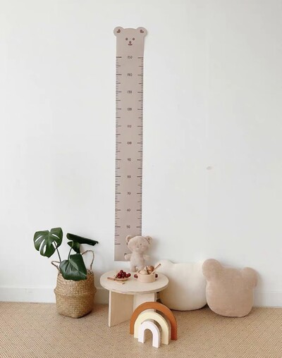 Põhjamaade loomakaru kõrguse mõõtmise seinakleebis Beebi kasvu graafik Magamistoa elutoa mõõtmisjoonlaud Rippjoonlaud