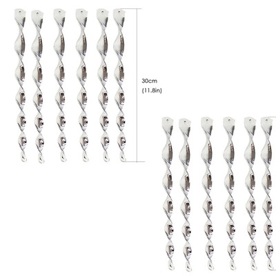 6/8/12 τμχ Anti Pigeon Bird Repeller Reflective Stick Scare Bird Wind Spiral Περιστρεφόμενη ράβδος Κήπος Διακοσμητικά Birds Away Scarer