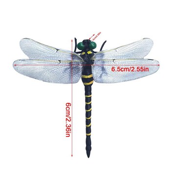 Μοντέλο Dragonfly Απωθητικό κουνουπιών Mini Dragonfly Ornament Simulation Μοντέλο ζώου Dragonfly για υπαίθριο αγρόκτημα κήπου