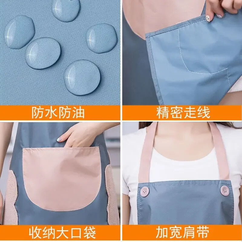 Ženska pregača za kuhanje u kućnoj kuhinji, modna slatka pregača bez rukava, prilagodljivi tekst kao i slike, sredstva za čišćenje