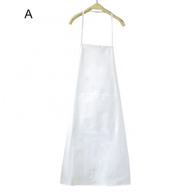 Κοντή ποδιά σαλιάρα Unisex Καθαρή λευκή μισή μανίκια ποδιές σαλιάρα Προμήθειες κουζίνας