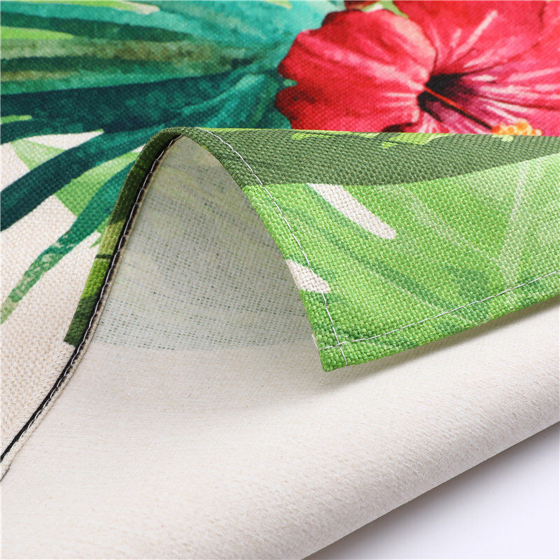 Žalias atogrąžų palmių raštas 53*65 cm Valymo prijuostės Namų gaminimas Virtuvė Virtuvė Prijuostė Virėjas dėvėti Medvilniniai Lininiai Pinafore Seilinukai suaugusiems 46342