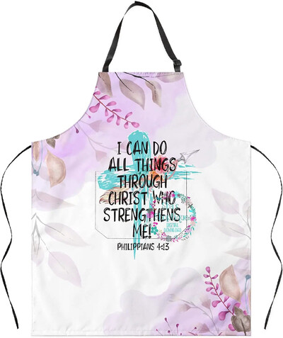 Christn-ajándékok nőknek Inspiráló ajándékok nőknek Vallásos főzőkötény Lelki ajándékok nőknek születésnapi sütőápoló