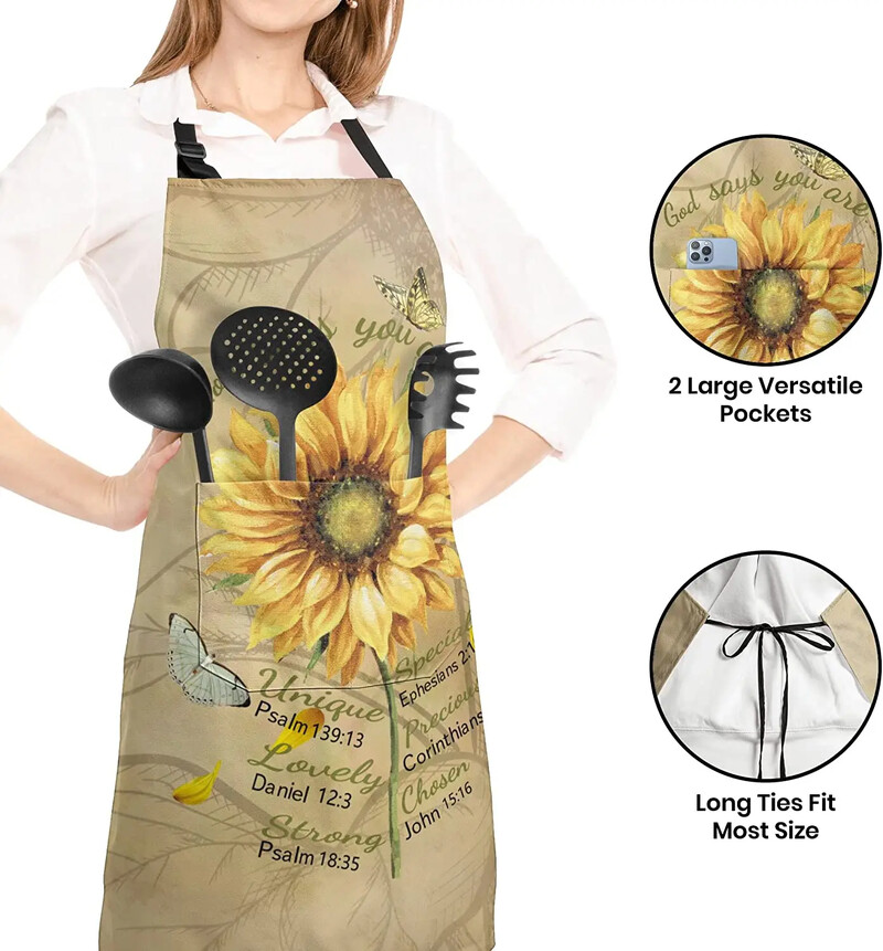 Christn-ajándékok nőknek Inspiráló ajándékok nőknek Vallásos főzőkötény Lelki ajándékok nőknek születésnapi sütőápoló