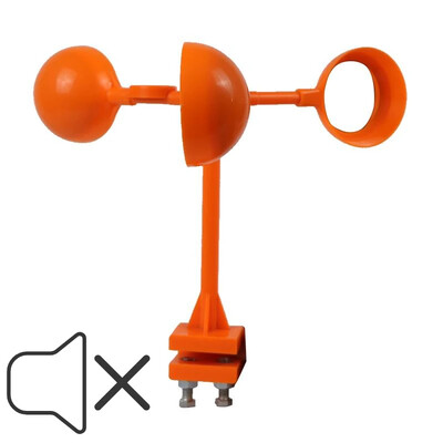 Câmp de legume de grădină Respingător solar cu ultrasunete pentru dăunători de păsări Reflector rotativ de 360 de grade Dispozitiv de îndepărtare a păsărilor