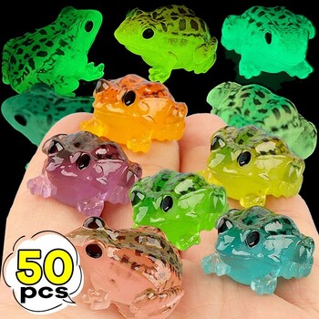 Χαριτωμένο Kawaii Frog Resin Micro-landscape Cartoon Frogs Τεχνητά ειδώλια Μινιατούρες Στολίδια για διακόσμηση για γλάστρα κήπου