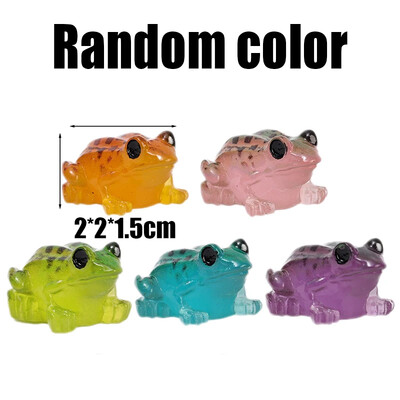 Aranyos kawaii békagyanta mikrotáj Rajzfilm Békák Mesterséges figurák Miniatűrök Díszek kerti virágcserép díszítéshez